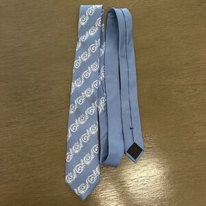 Versace Elegant Blue Patterned Men's Tie